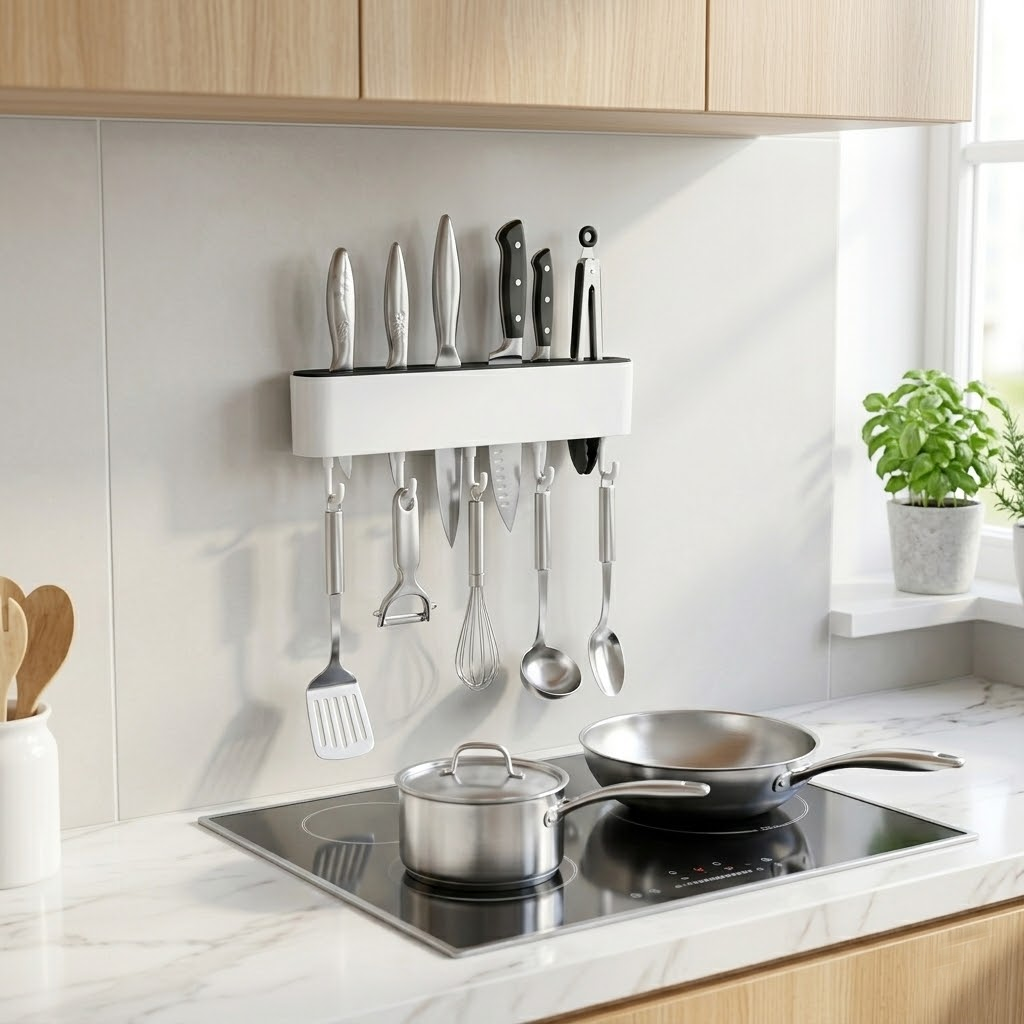 Zolenorentacosh® Wall-Mounted Knife Holder & Multi-Purpose Storage Organizer